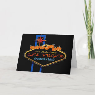 Unsere fabelhafte Las Vegas Halloween-Party Card Karte