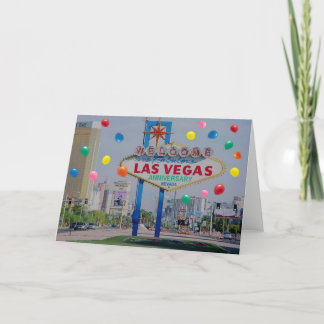 Unsere fabelhafte Las Vegas-Jubiläumskarte Karte