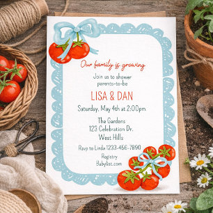 Unsere Familie Wächst Baby Shower Einladung
