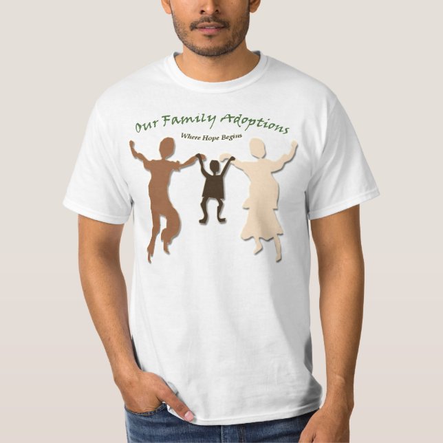 Unsere Familien-Adoptionen T-Shirt (Vorderseite)