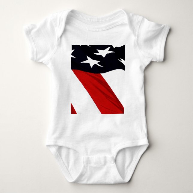 Unsere Flagge Baby Strampler (Vorderseite)