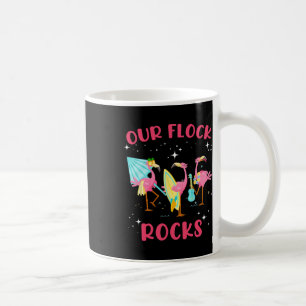 Unsere Flock Rocks Flamingo Matching Familienurlau Kaffeetasse