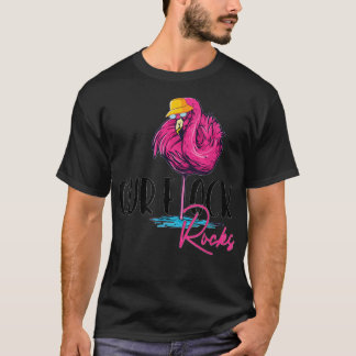 Unsere Flock Rocks Flamingo Pink Mutter Großvater T-Shirt