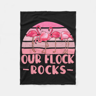 Unsere Flock Rocks Flamingos Lover Familienurlaub Fleecedecke