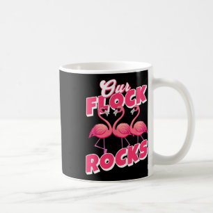 Unsere Flock Rocks Funny Flamingo Matching Family  Kaffeetasse