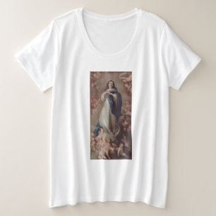 Unsere Frau der unakulaten Empfängnis Große Größe T-Shirt