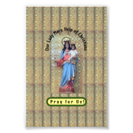Unsere Frau Mary, Hilfe von Christen Fotodruck