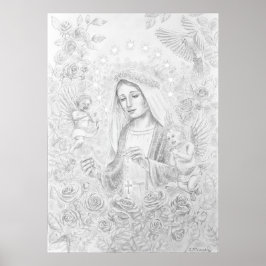Unsere Frau vom Rosenkranz Poster