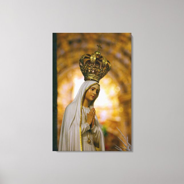 Unsere Frau von Fatima Leinwanddruck (Vorderseite)