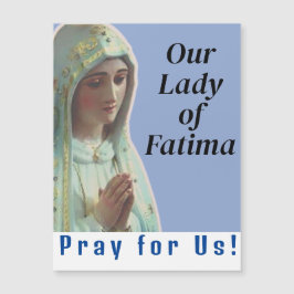 Unsere Frau von Fatima Magnetkarte