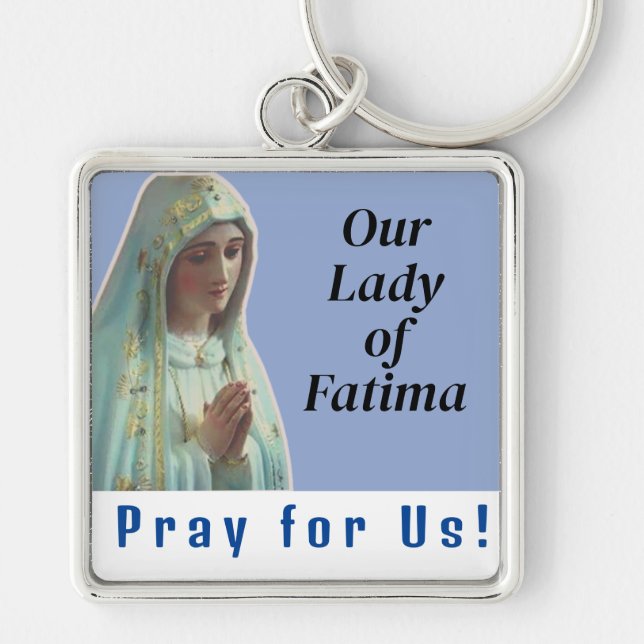 Unsere Frau von Fatima Schlüsselanhänger (Vorne)