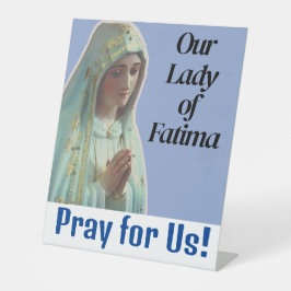 Unsere Frau von Fatima Sockelschild