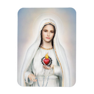 Unsere Frau von Fatima, unakuläres Herz Var Magnet