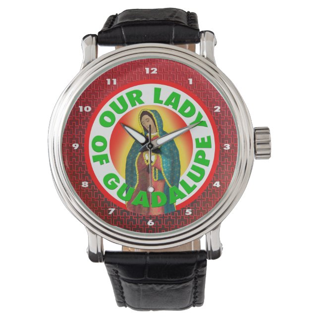 Unsere Frau von Guadalupe Armbanduhr (Vorderseite)