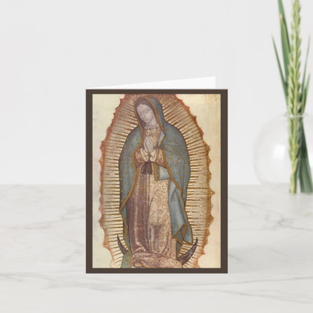 Unsere Frau von Guadalupe Dankeskarte (Vorderseite)
