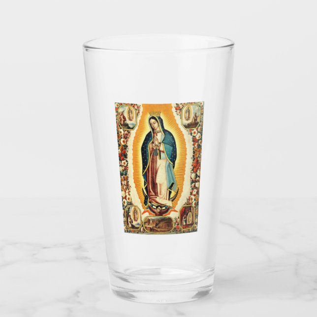 Unsere Frau von Guadalupe Glas (Vorderseite)