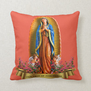 Unsere Frau von Guadalupe Kissen