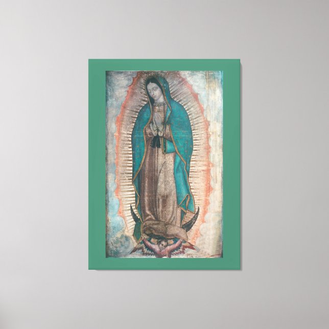 Unsere Frau von Guadalupe Leinwanddruck (Vorderseite)