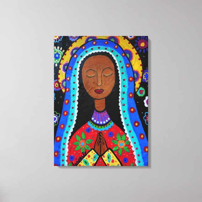 Unsere Frau von Guadalupe Leinwanddruck (Vorderseite)