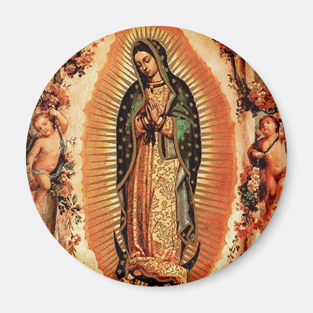 Unsere Frau von Guadalupe Magnet (Vorne)