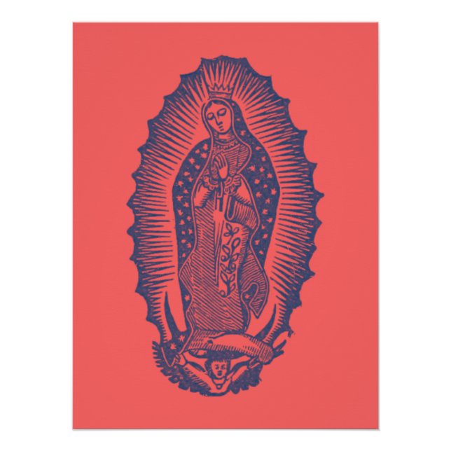 Unsere Frau von Guadalupe Poster (Vorderseite)