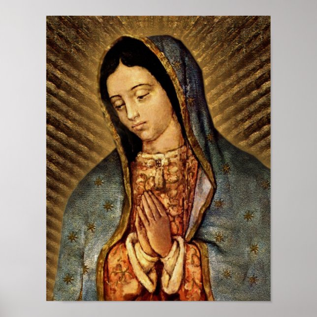 Unsere Frau von Guadalupe Poster (Vorne)