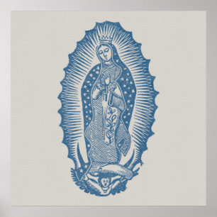 Unsere Frau von Guadalupe Poster