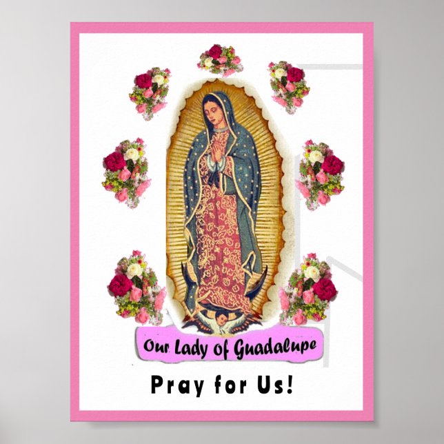 Unsere Frau von Guadalupe Poster (Vorne)