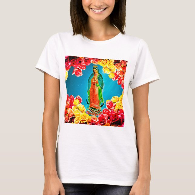 Unsere Frau von Guadalupe T-Shirt (Vorderseite)