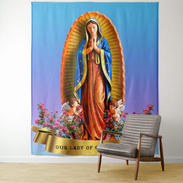 Unsere Frau von Guadalupe Wandteppich (Beispiel)