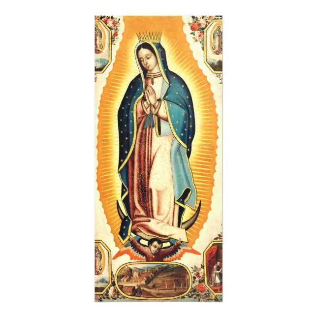 Unsere Frau von Guadalupe Werbekarte (Vorne)