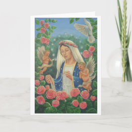 "Unsere Frau von Rosary" von Jenny McLaughlin Karte
