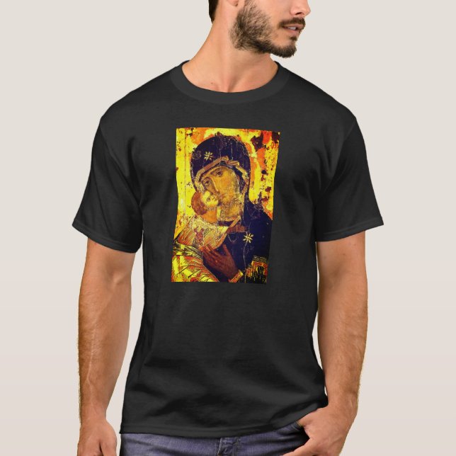 Unsere Frau von Wladimir T-Shirt (Vorderseite)