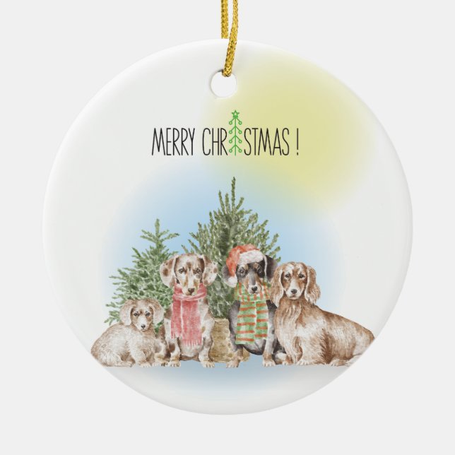 Unsere Freunde Keramik Ornament (Vorne)