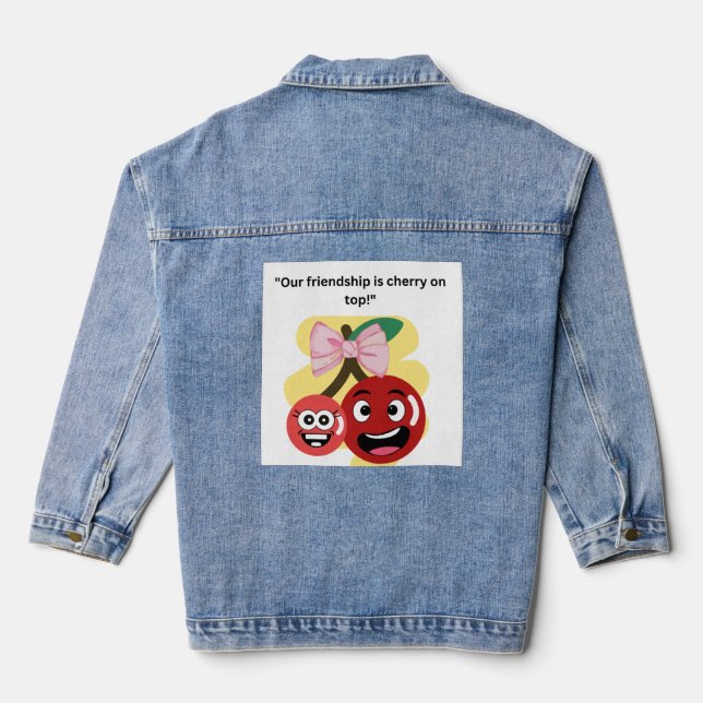UNSERE FREUNDSCHAFT JEANSJACKE (Rückseite)