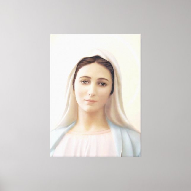 Unsere Friedensdame Medjugorje, Königin des Friede Leinwanddruck (Vorderseite)