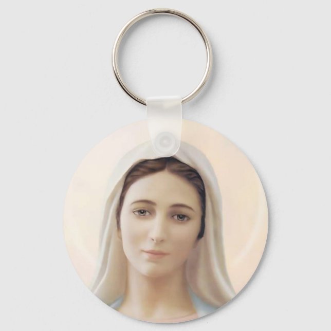 Unsere Friedensdame Medjugorje, Königin des Friede Schlüsselanhänger (Vorderseite)