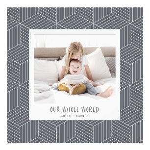 Unsere ganze Welt Instant Foto geometrisch