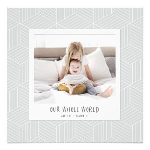 Unsere ganze Welt Instant Foto geometrisch