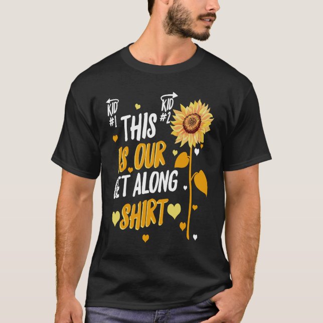 Unsere "Get Along Siblons" passen zu Big Small Bro T-Shirt (Vorderseite)