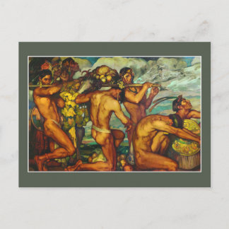 Unsere Götter von Saturnino Herran Mexikanische Ku Postkarte