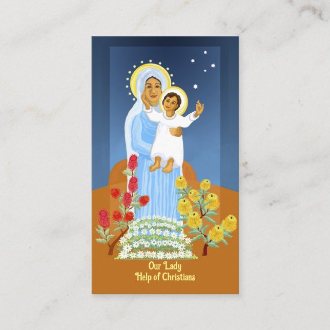 Unsere Gotteshilfe für Christen Visitenkarte (Vorderseite)