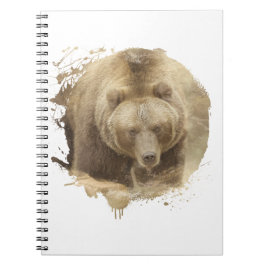 Unsere Grizzly Animal Vie Sauvage Forêt Nature Notizblock