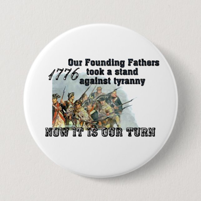 Unsere Gründerväter gegen Tyrannei Button (Vorderseite)