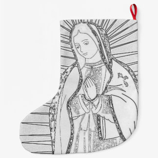 unsere Guadalupe Großer Weihnachtsstrumpf