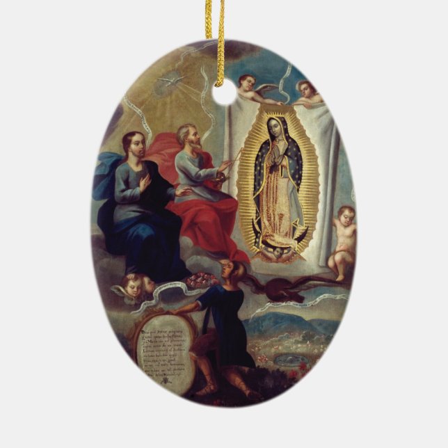 unsere Guadalupe Keramik Ornament (Hinten)