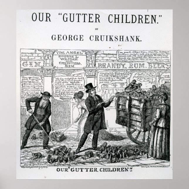 Unsere Gutter-Kinder, 1869 Poster (Vorne)