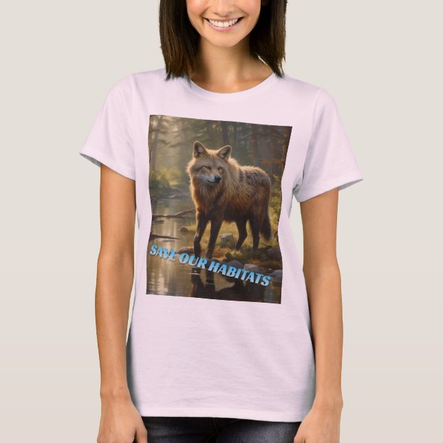 UNSERE HABITATEN gerettet T-Shirt (Vorderseite)