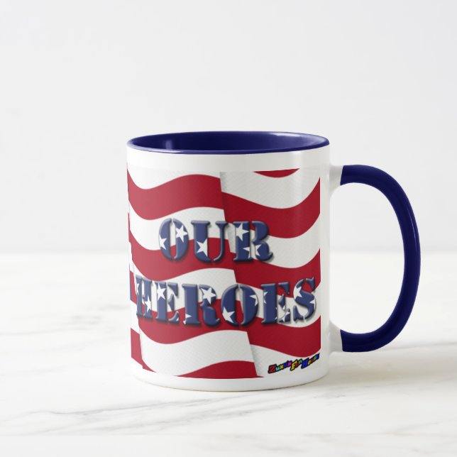Unsere Helden - Fügen Sie Ihr Foto hinzu Tasse (Rechts)