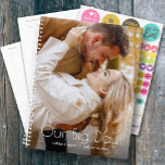 Unsere Hochzeit des großen Fotos Planer<br><div class="desc">Hochzeitsplaner mit Ihrem Lieblings-Foto auf der Vorderseite - personalisiert mit Ihren Details in schicken Schriften. Der Planer beinhaltet monatliche und wöchentliche Layouts, 12 Monate, 60 Seiten mit laminierten Soft Cover vorne und hinten.</div>